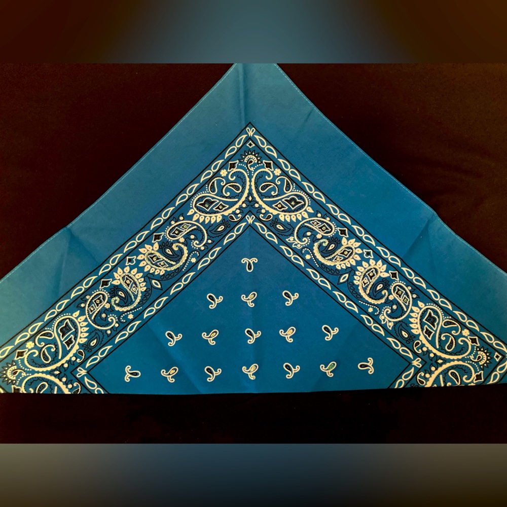 New Couture turquoise Diva Rag (Head Scarf)